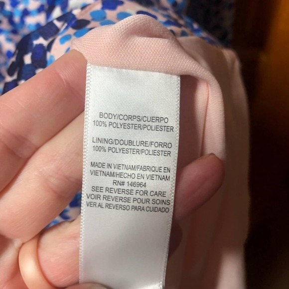 JULIA JORDAN JJ37939 A-Line Tie Waist Belt Multicolor Dot Midi Dress Size 8 NEW - Picture 11 of 11